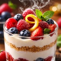 Fresh Berry and Lemon Parfait