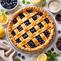 Fresh Blueberry Pie