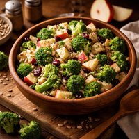 Fresh Broccoli and Apple Salad
