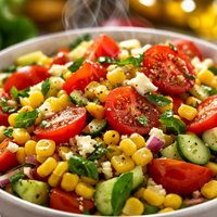 Fresh Corn and Tomato Salad