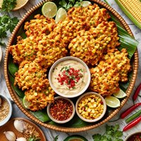 Fresh Corn Fritters Southeast Asia