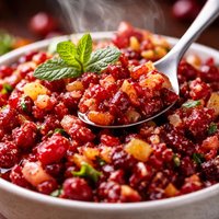 Fresh Cranberry Relish Substitute for Cranberry Sauce