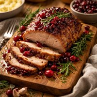 Fresh Cranberry Slow Cooker Pork Roast