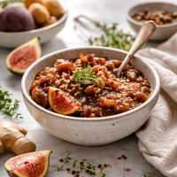 Fresh Fig and Ginger Chutney from the Auberge