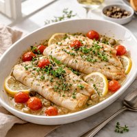 Fresh Fish in White Wine