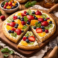 Fresh Fruit Pizza Paula Deen