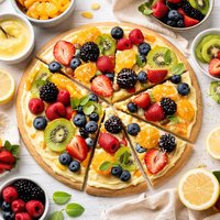 Fresh Fruit Pizza with Lemon Curd 5 Ww Pts
