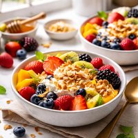 Fresh Fruit with Various Toppings for 2