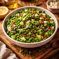 Fresh Garden Pea Salad