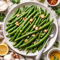 Fresh Green Beans with Garlic
