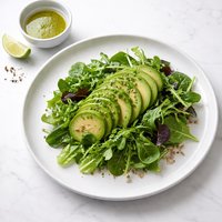 Fresh Greens Avocado with a Lime Vinaigrette