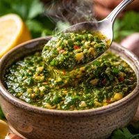 Fresh Herb Sauce for Grilled Meat Chicken Seafood or Veggies