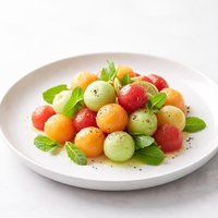 Fresh Mint Melon Ball Salad
