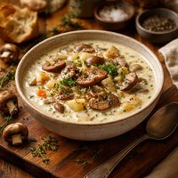 Fresh Mushroom Chowder