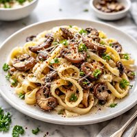 Fresh Mushroom Fettuccini