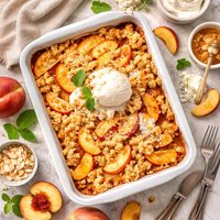 Fresh Peach Cake or Cobbler