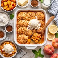 Fresh Peach Cobbler Paula Deen