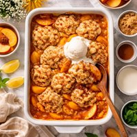 Fresh Peach Cobbler the Absolutely Best Ever