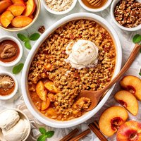 Fresh Peach Crisp