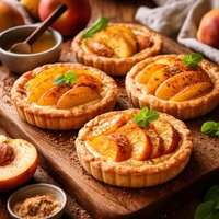Fresh Peach Tarts