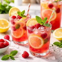 Fresh Raspberry Lemonade