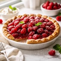 Fresh Raspberry Pie