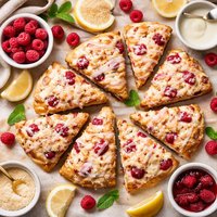 Fresh Raspberry Scones