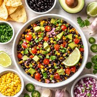 Fresh Salsa with Avocado and Black Beans