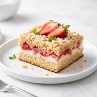 Fresh Strawberry Cream Cheese Coffee Cake