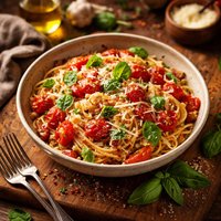 Fresh Tomato Pasta Toss