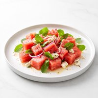Fresh Watermelon Mint Salad with Feta