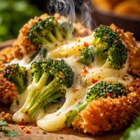 Fried Broccoli Melt