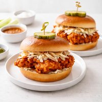 Fried Buffalo Chicken Sandwiches