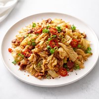 Fried Cabbage with a Kick