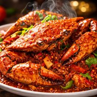 Fried Chilli Crabs