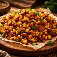Fried Corn with Bacon