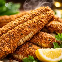 Fried Cornmeal Crusted Catfish