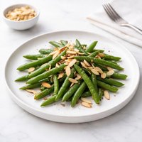Fried Green Beans with Slivered Almonds
