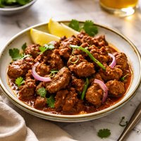 Fried Lamb or Chicken Liver Curry