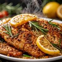 Fried Lemon Rosemary Tilapia