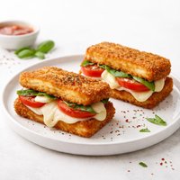 Fried Mozzarella Sandwiches