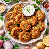 Fried Potato and Onion Patties