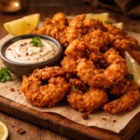 Fried Shrimp with Tangy Sauce