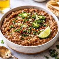 Frijoles Borrachitos Refried Beans W Beer
