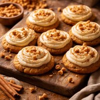 Frosted Butterscotch Cookies