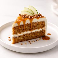 Frosted Caramel Apple Cake