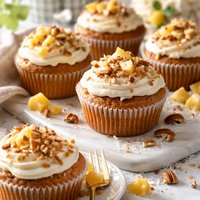 Frosted Hawaiian Harvest Muffins