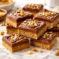 Frosted Peanut Butter Bars