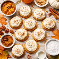 Frosted Pumpkin Cookies