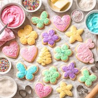 Frosted Sugar Cookie Cutouts